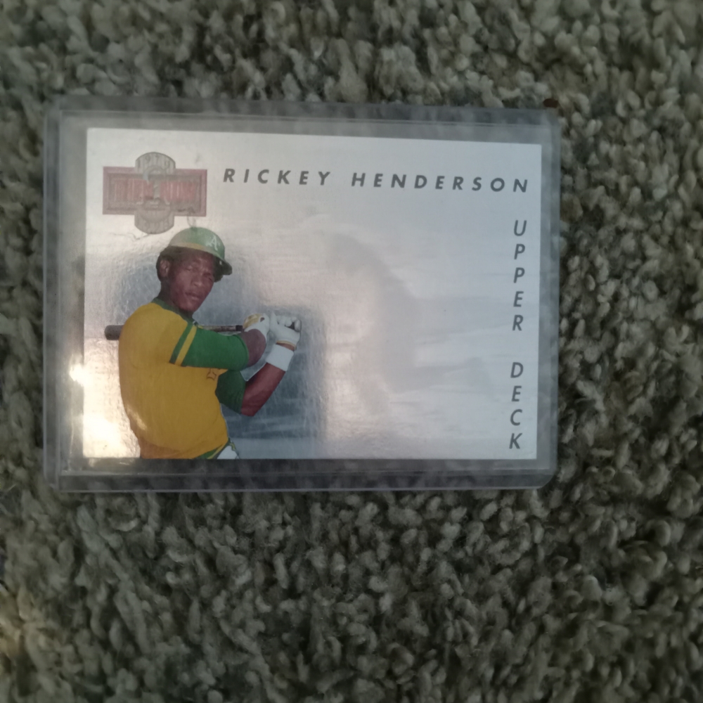 Rickey Henderson Upper Deck Baseball Card